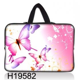 Taška Huado pro notebook do 10.2" Růžový motýlci