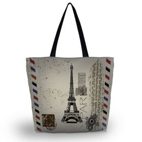 Nákupní a plážová taška Huado - Eiffelova věž