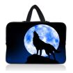 Taška Huado pro notebook do 14.4" Vlk vyjící na měsíc