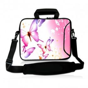 Huado taška přes rameno 15.6" Růžový motýlci